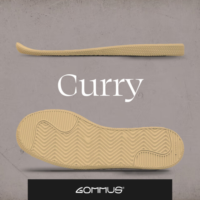 Curry, la suola Gommus dal design vintage e dalle prestazioni super moderne - Vintage style, modern performances